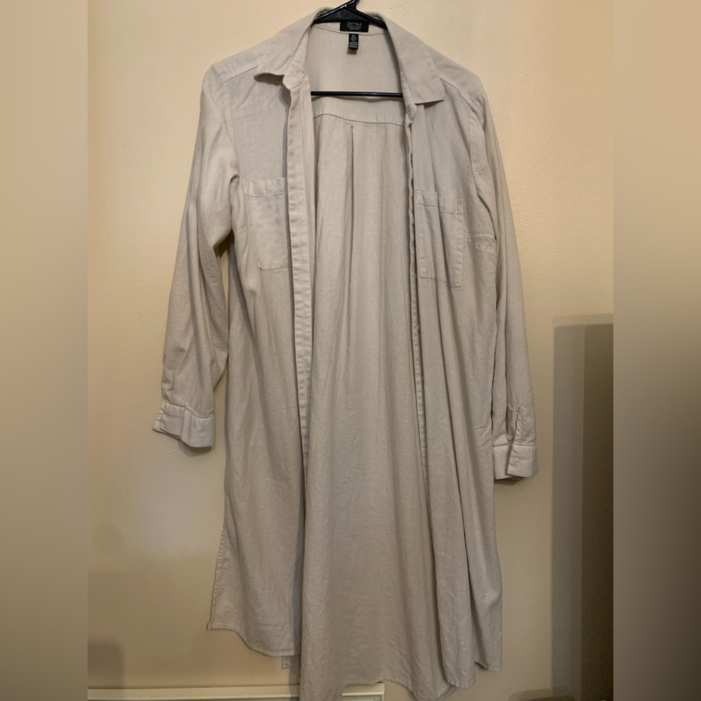 JONES White Long Cardigan
